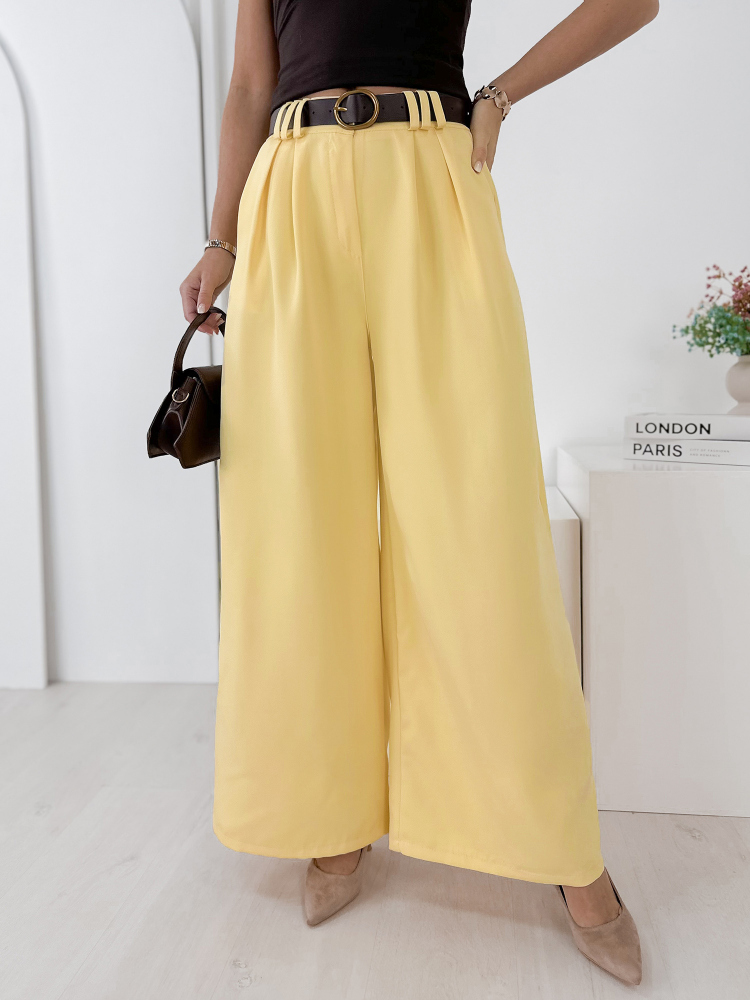 SPODNIE FIRENZE ŻÓŁTE