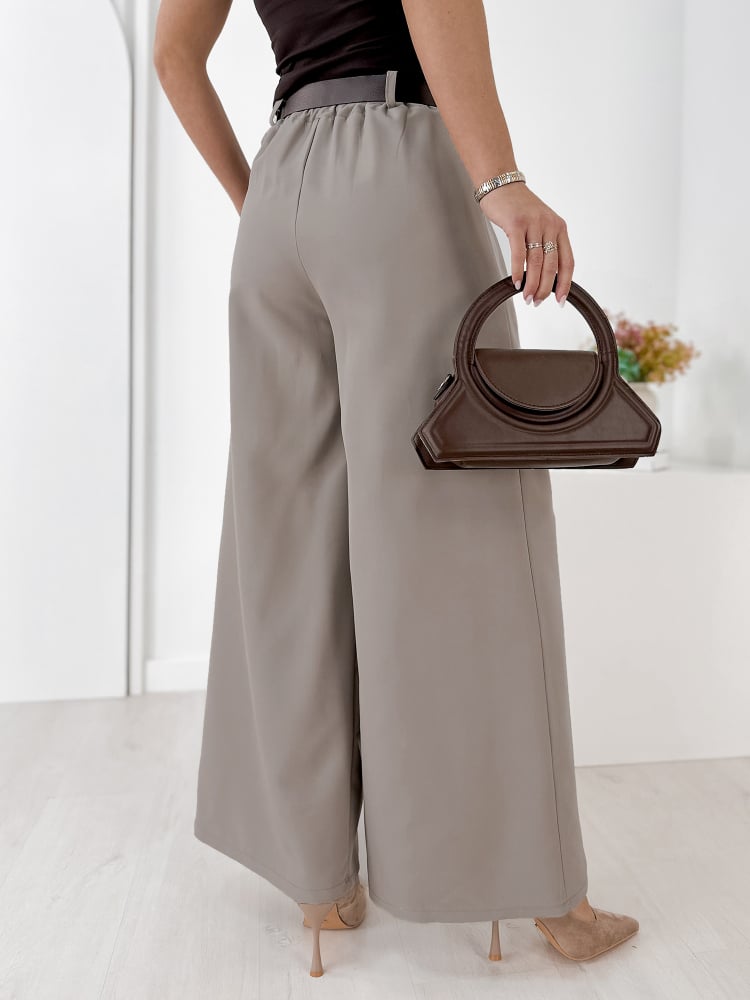 SPODNIE FIRENZE CIEMNOBEŻOWE