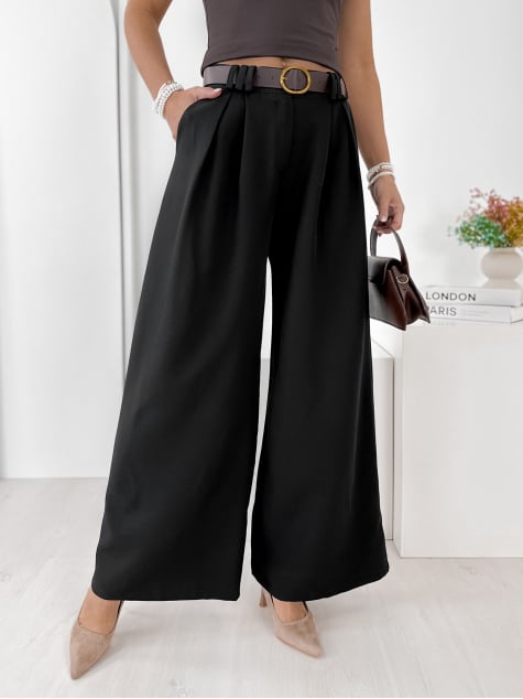 SPODNIE FIRENZE CZARNE