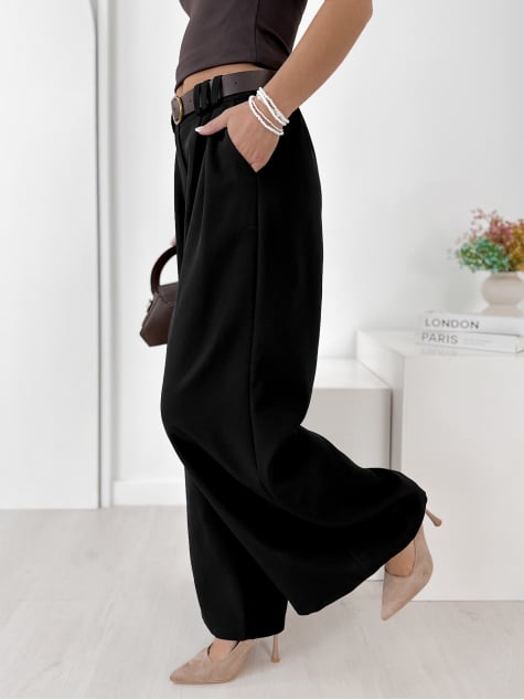 SPODNIE FIRENZE CZARNE