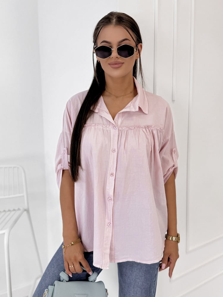 KOSZULA ESTEBAN PUDROWY RÓŻ