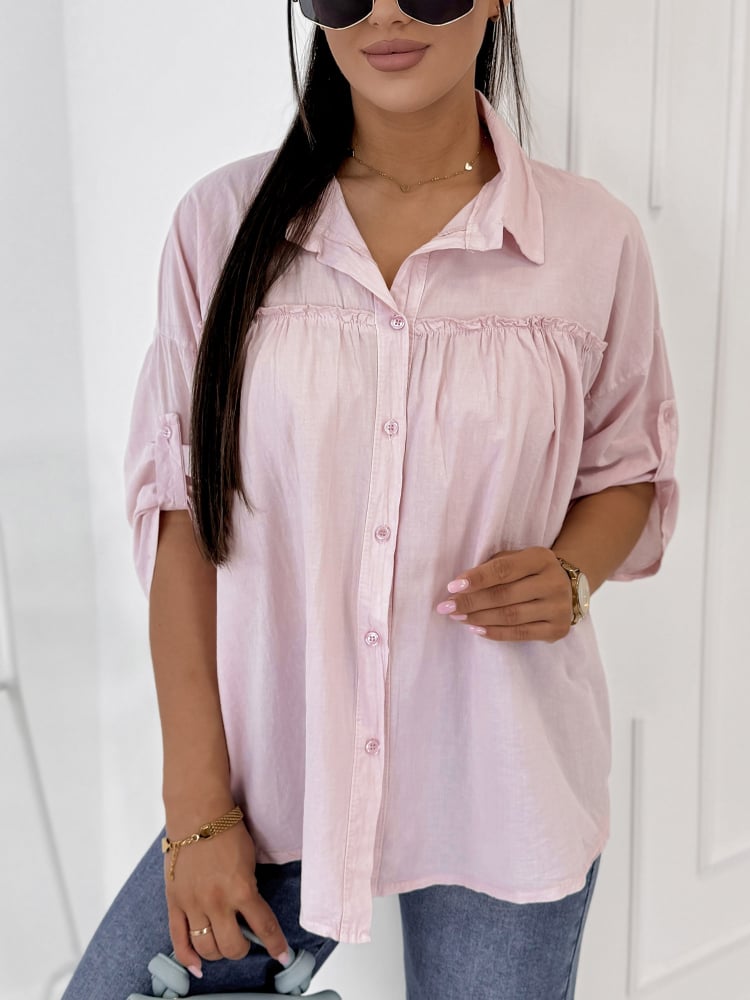 KOSZULA ESTEBAN PUDROWY RÓŻ