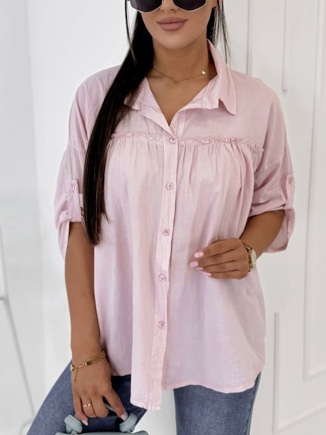 KOSZULA ESTEBAN PUDROWY RÓŻ