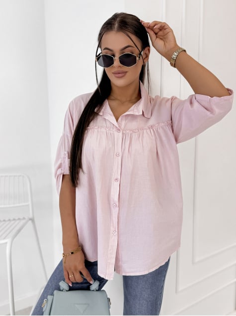 KOSZULA ESTEBAN PUDROWY RÓŻ