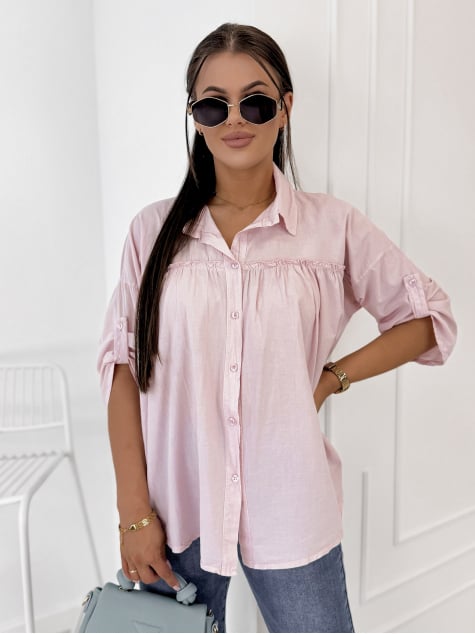 KOSZULA ESTEBAN PUDROWY RÓŻ