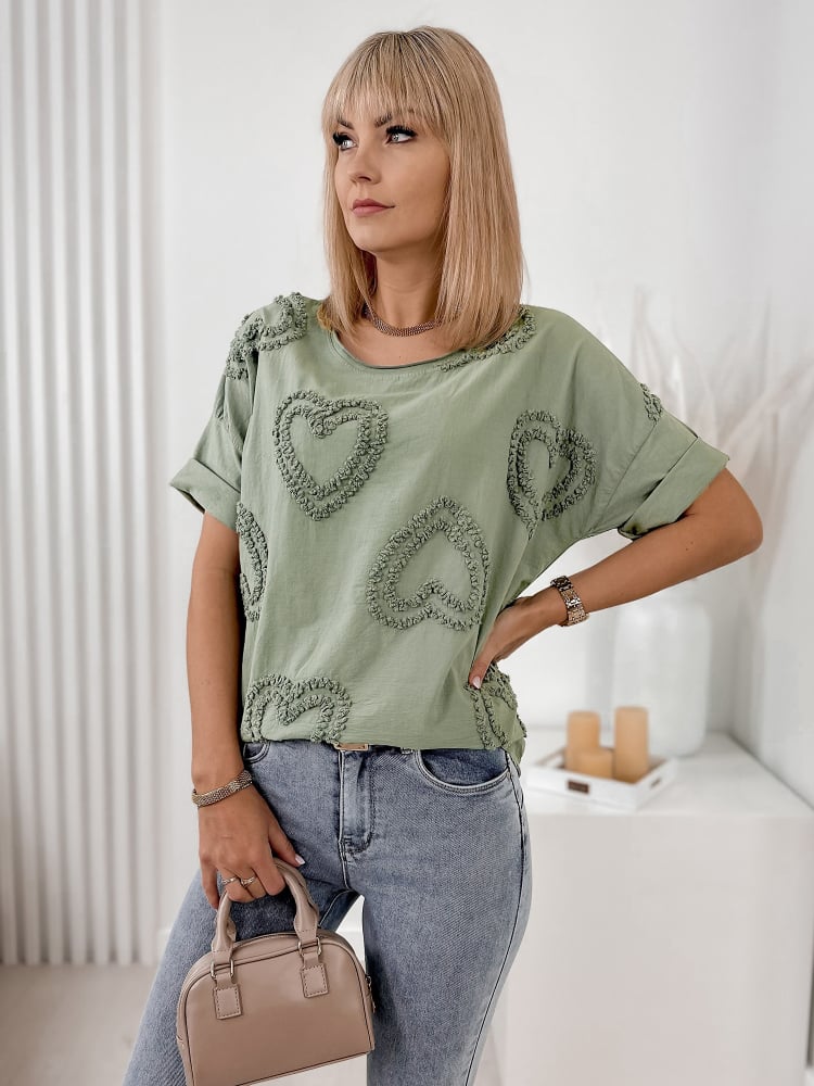 BLUZKA DENKI JASNY KHAKI