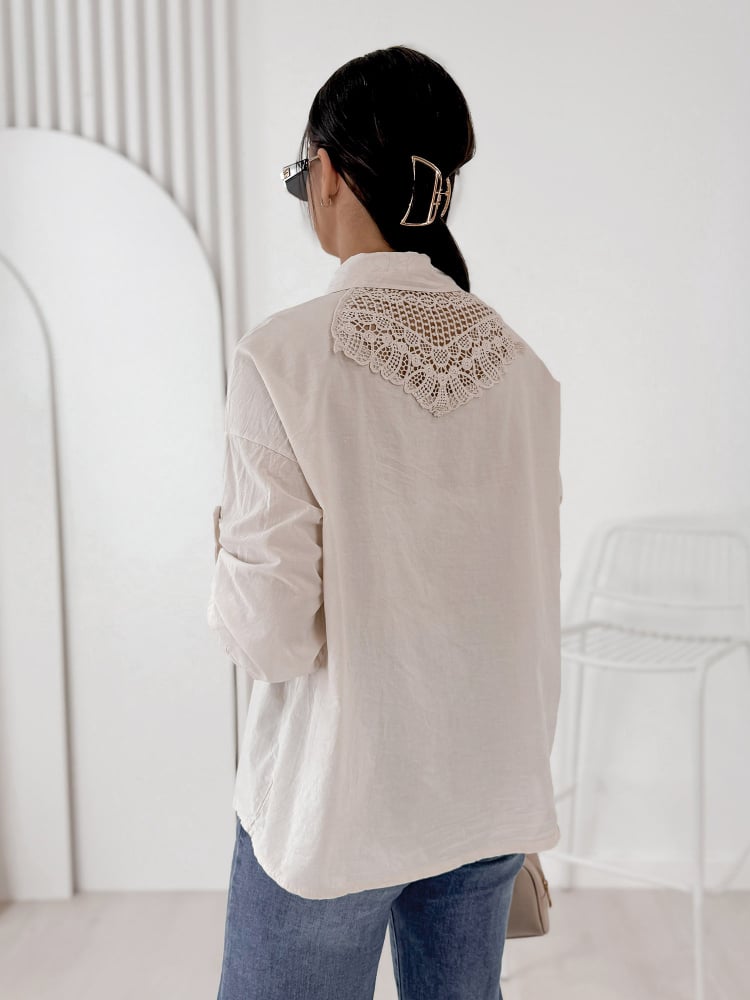 KOSZULA ESTEBAN BEŻOWA