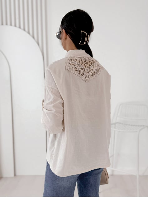 KOSZULA ESTEBAN BEŻOWA