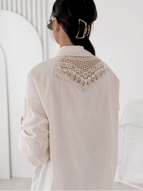 KOSZULA ESTEBAN BEŻOWA