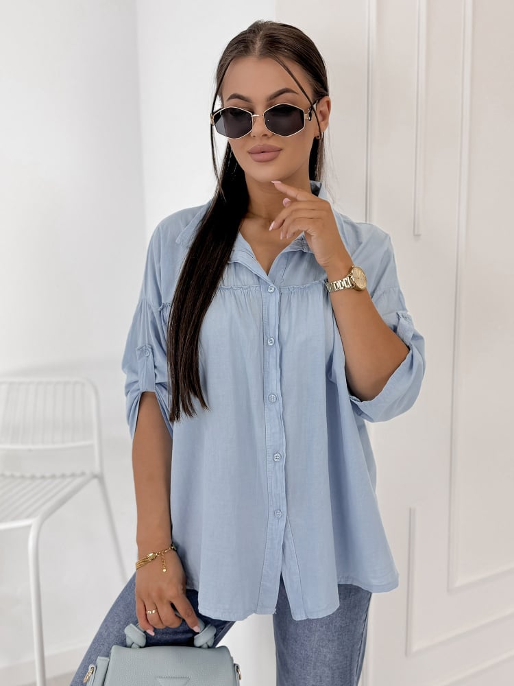 KOSZULA ESTEBAN BŁĘKITNA