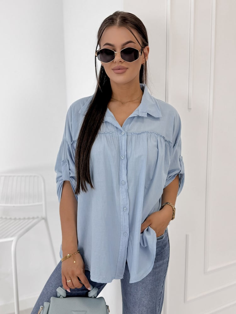 KOSZULA ESTEBAN BŁĘKITNA