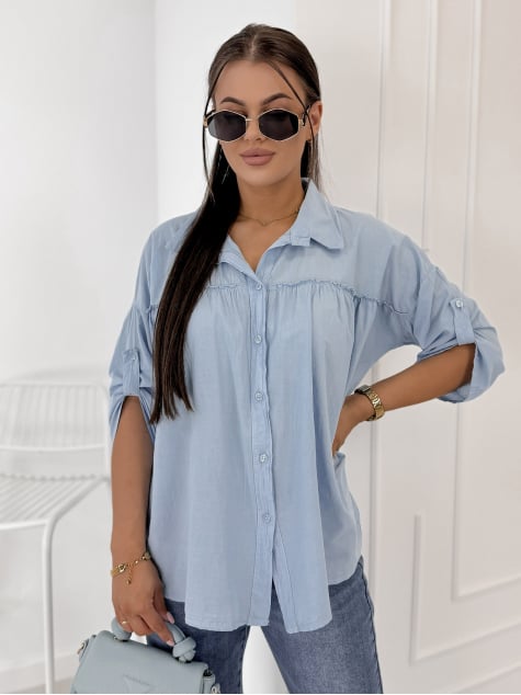 KOSZULA ESTEBAN BŁĘKITNA