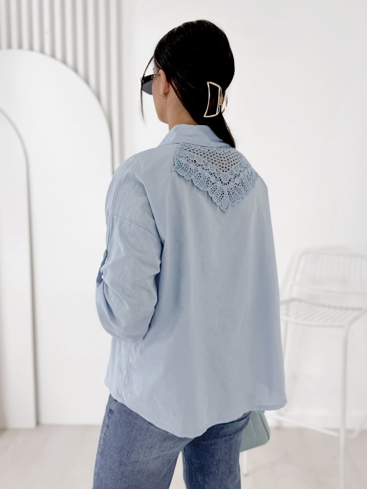 KOSZULA ESTEBAN BŁĘKITNA