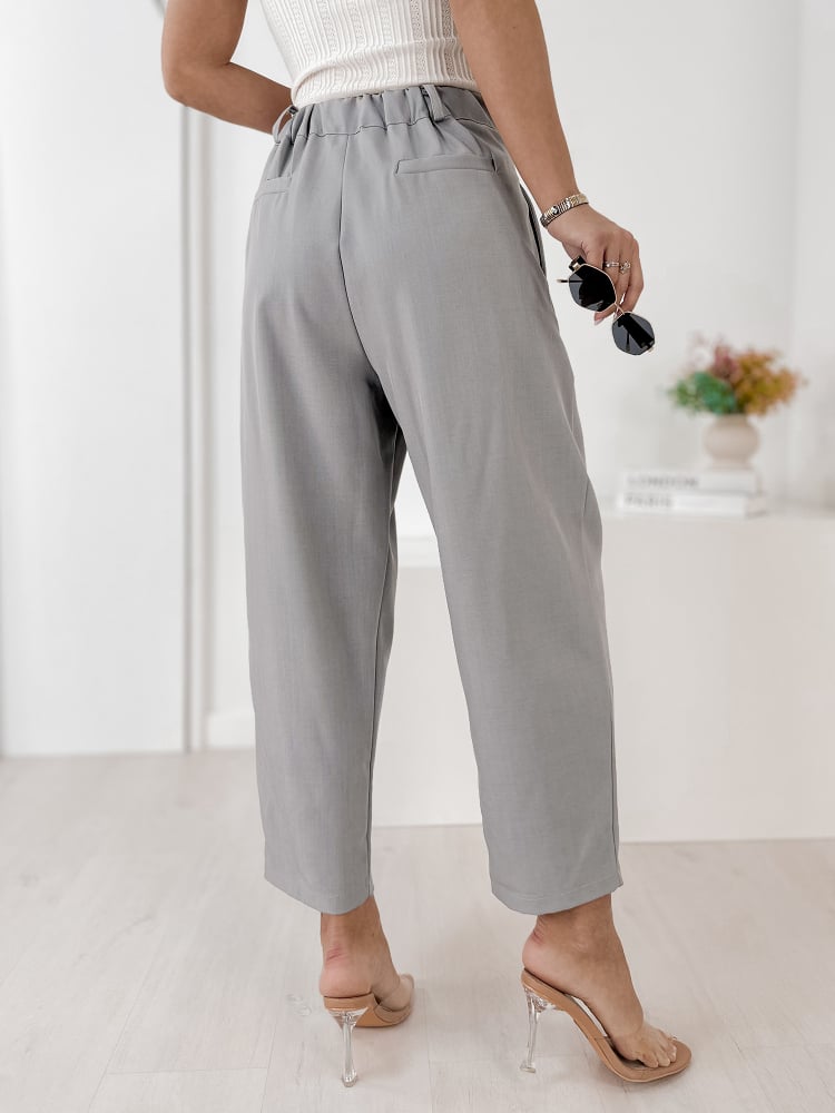 SPODNIE VASARI SZARE