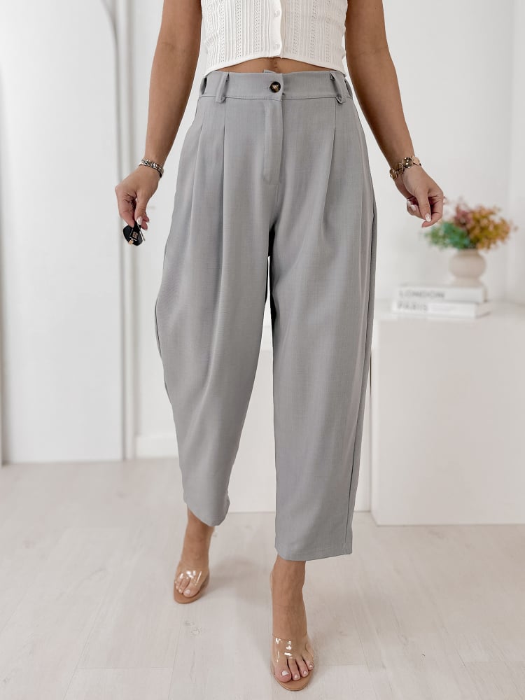 SPODNIE VASARI SZARE