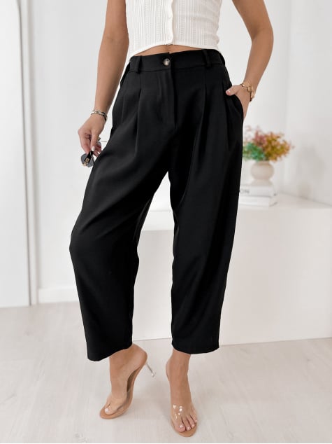 SPODNIE VASARI CZARNE