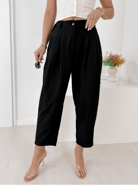 SPODNIE VASARI CZARNE