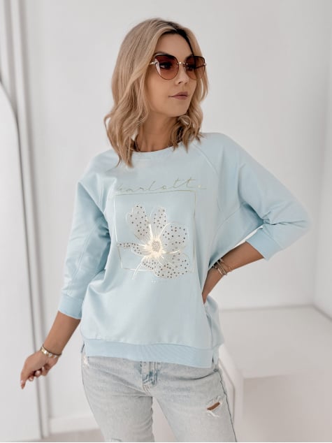 BLUZKA ARMITAGE BŁĘKITNA