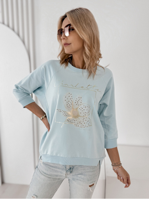 BLUZKA ARMITAGE BŁĘKITNA