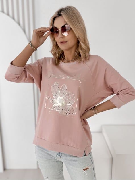 BLUZKA ARMITAGE PUDROWY RÓŻ