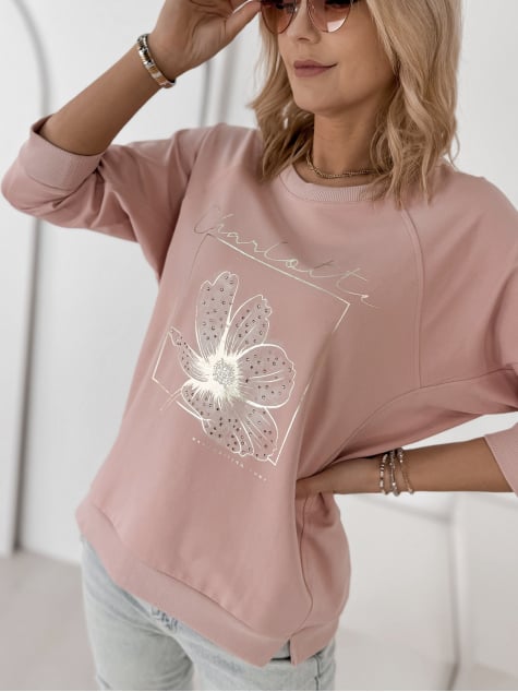 BLUZKA ARMITAGE PUDROWY RÓŻ