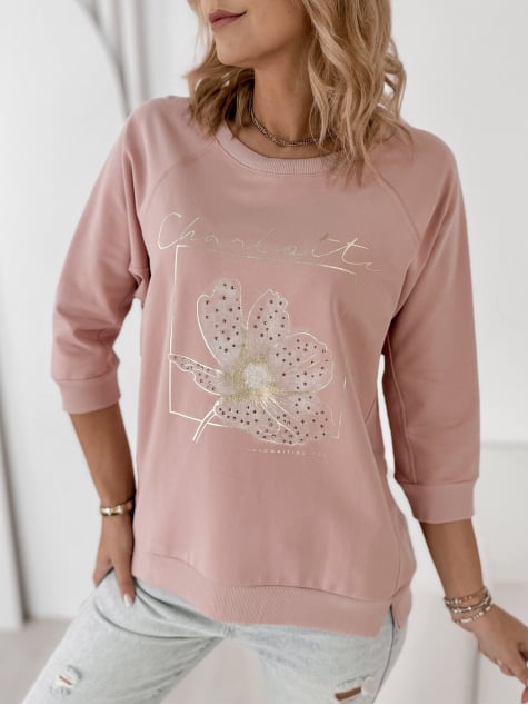 BLUZKA ARMITAGE PUDROWY RÓŻ