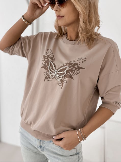 BLUZKA CHARTRES BEŻOWA