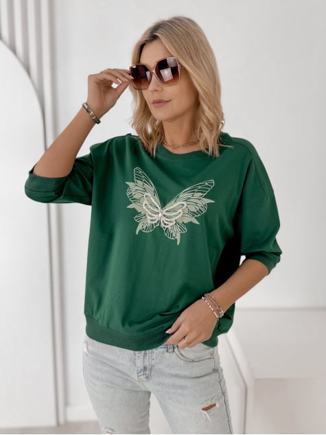 BLUZKA CHARTRES ZIELONA