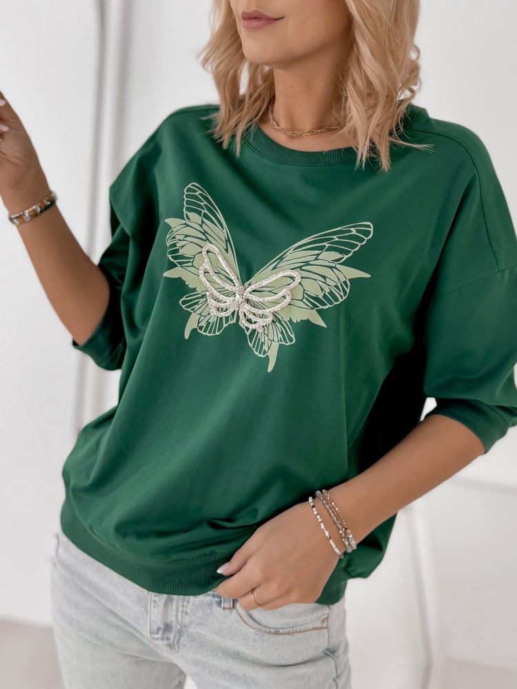 BLUZKA CHARTRES ZIELONA