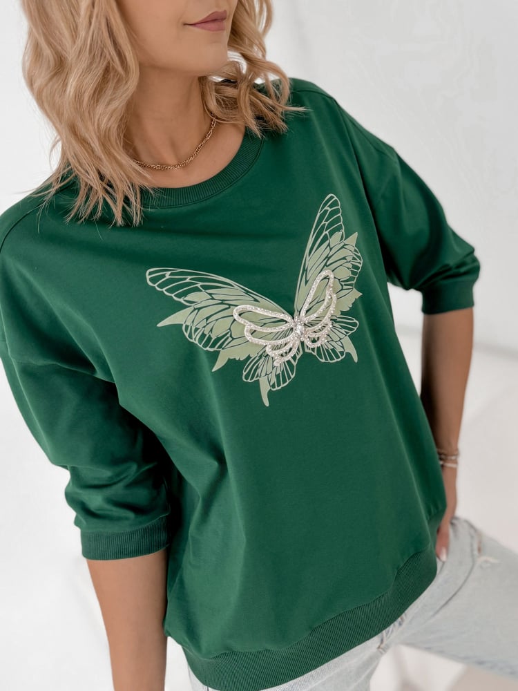 BLUZKA CHARTRES ZIELONA