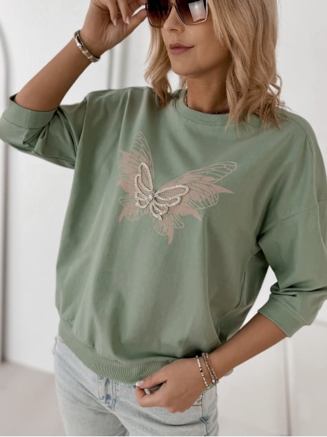 BLUZKA CHARTRES OLIWKOWA