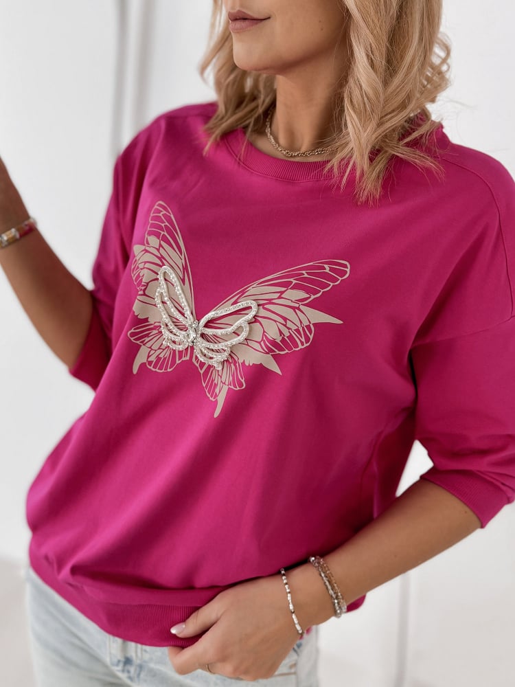 BLUZKA CHARTRES RÓŻOWA