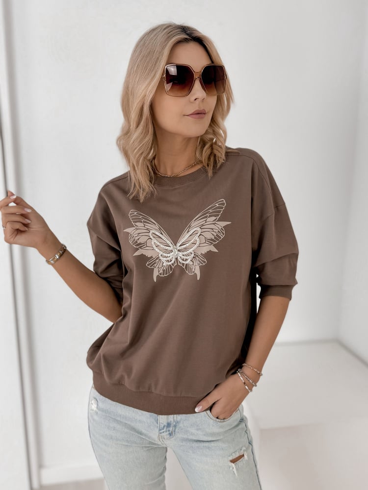 BLUZKA CHARTRES BRĄZOWA