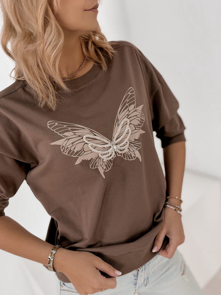 BLUZKA CHARTRES BRĄZOWA