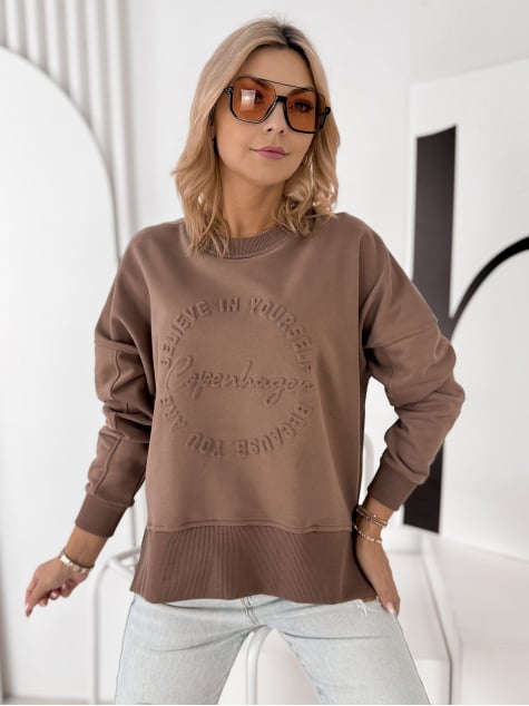 BLUZA COPENHAGEN BRĄZOWA