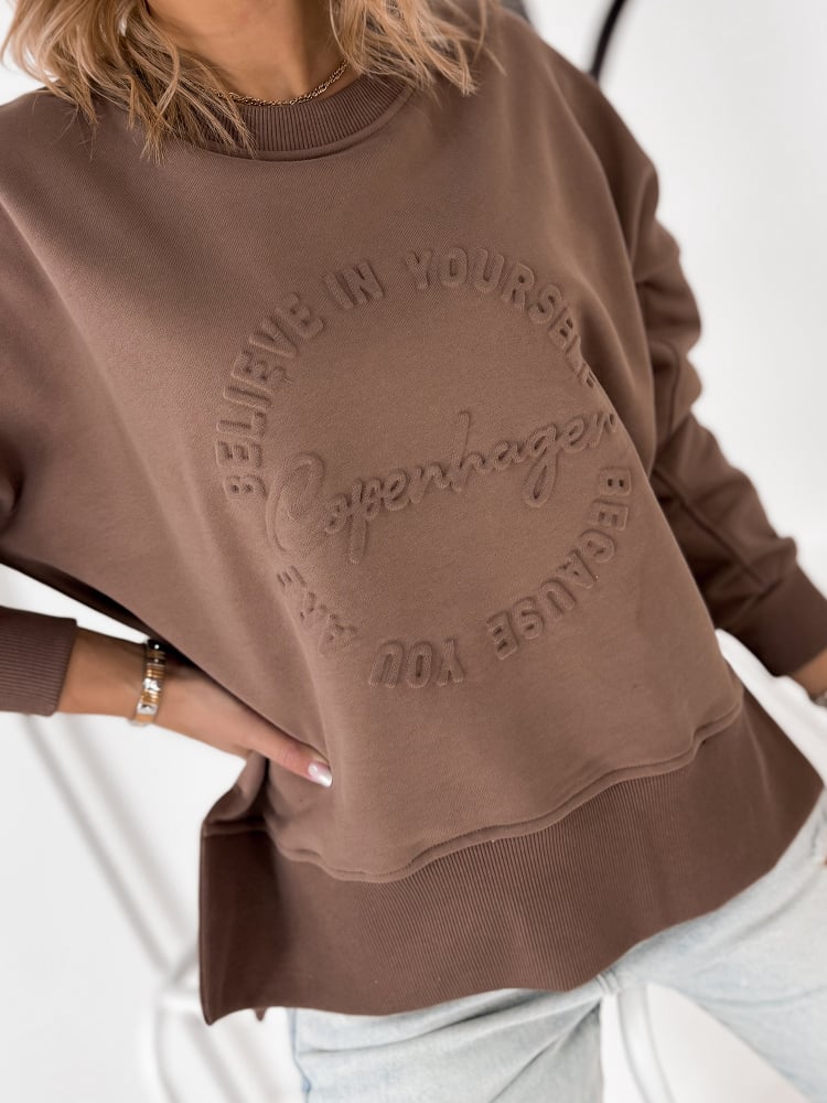 BLUZA COPENHAGEN BRĄZOWA