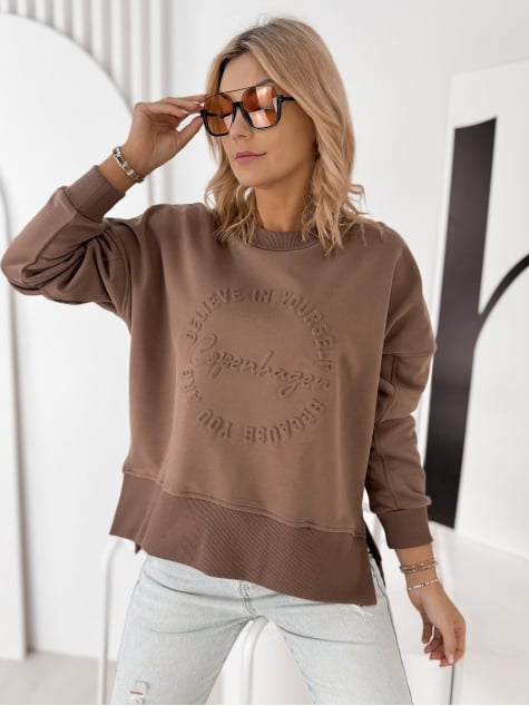 BLUZA COPENHAGEN BRĄZOWA