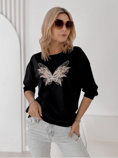 BLUZKA CHARTRES CZARNA