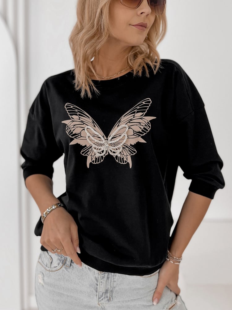 BLUZKA CHARTRES CZARNA