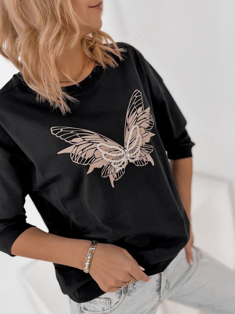 BLUZKA CHARTRES CZARNA