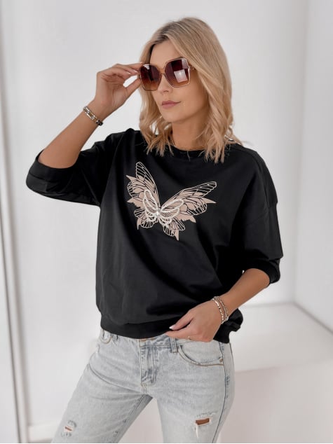 BLUZKA CHARTRES CZARNA