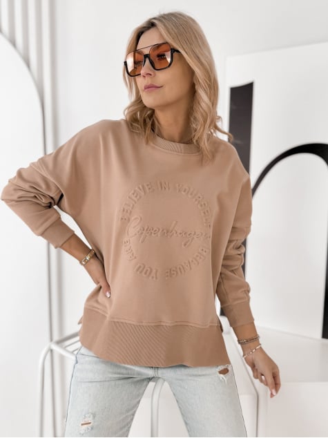 BLUZA COPENHAGEN KARMELOWA