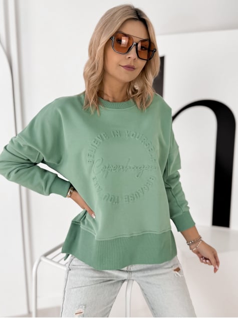 BLUZA COPENHAGEN PISTACJOWA