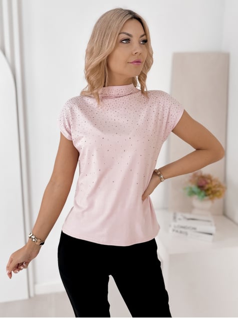 BLUZKA ACOLYTE PUDROWY RÓŻ