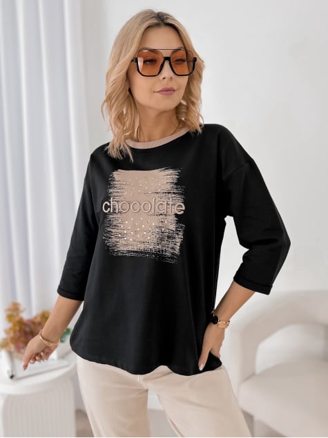 BLUZKA BECKER CZARNA