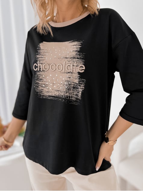 BLUZKA BECKER CZARNA