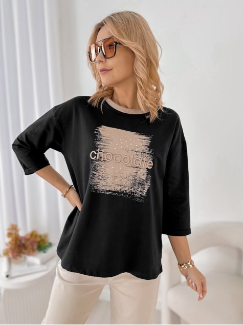 BLUZKA BECKER CZARNA