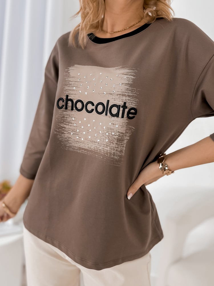 BLUZKA BECKER BRĄZOWA