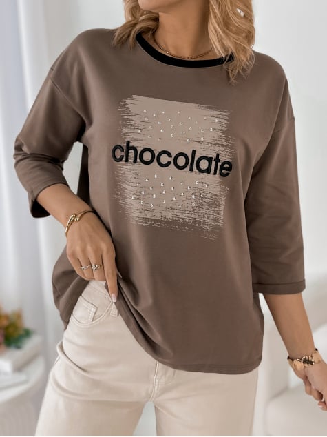 BLUZKA BECKER BRĄZOWA