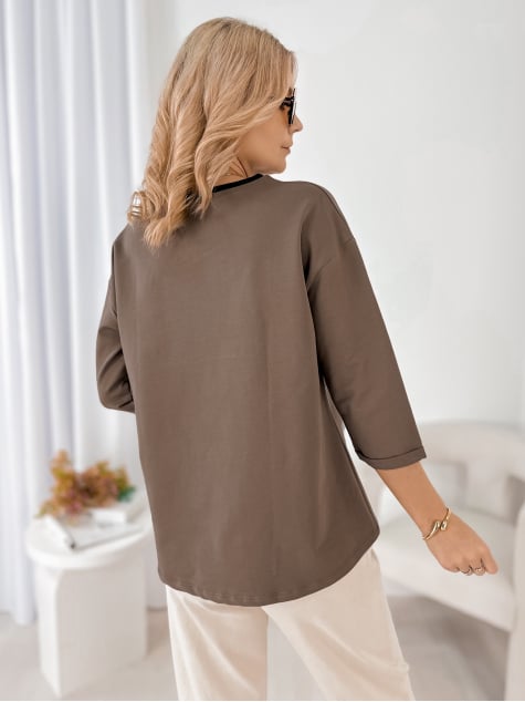 BLUZKA BECKER BRĄZOWA
